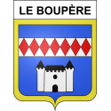 Pegatinas escudo de armas de Le Boupère adhesivo de la etiqueta engomada
