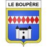 Le Boupère Sticker wappen, gelsenkirchen, augsburg, klebender aufkleber
