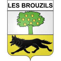 Adesivi stemma Les Brouzils adesivo