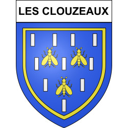 Adesivi stemma Les Clouzeaux adesivo