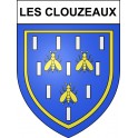 Stickers coat of arms Les Clouzeaux adhesive sticker