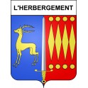 Stickers coat of arms L'Herbergement adhesive sticker