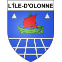 Stickers coat of arms L'Île-d'Olonne adhesive sticker