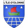 Stickers coat of arms L'Île-d'Olonne adhesive sticker