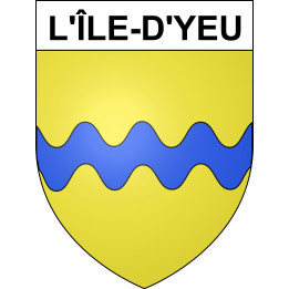 L'Île-d'Yeu 85 ville sticker blason écusson autocollant adhésif