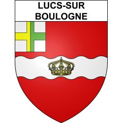 Adesivi stemma Lucs-sur-Boulogne adesivo