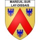 Mareuil-sur-Lay-Dissais Sticker wappen, gelsenkirchen, augsburg, klebender aufkleber