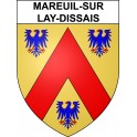Mareuil-sur-Lay-Dissais Sticker wappen, gelsenkirchen, augsburg, klebender aufkleber