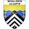 Mouilleron-le-Captif 85 ville sticker blason écusson autocollant adhésif