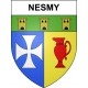 Nesmy Sticker wappen, gelsenkirchen, augsburg, klebender aufkleber