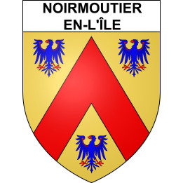 Stickers coat of arms Noirmoutier-en-l'Île adhesive sticker