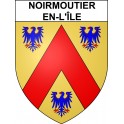 Stickers coat of arms Noirmoutier-en-l'Île adhesive sticker