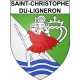 Stickers coat of arms Saint-Christophe-du-Ligneron adhesive sticker
