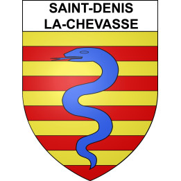 Stickers coat of arms Saint-Denis-la-Chevasse adhesive sticker