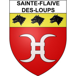Adesivi stemma Sainte-Flaive-des-Loups adesivo