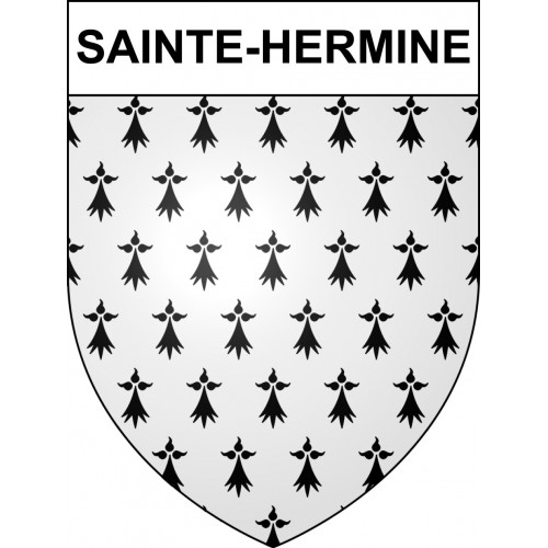 Adesivi stemma Sainte-Hermine adesivo