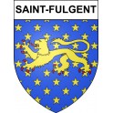 Saint-Fulgent 85 ville sticker blason écusson autocollant adhésif