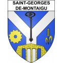 Stickers coat of arms Saint-Georges-de-Montaigu adhesive sticker