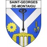 Stickers coat of arms Saint-Georges-de-Montaigu adhesive sticker