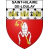 Pegatinas escudo de armas de Saint-Hilaire-de-Loulay adhesivo de la etiqueta engomada
