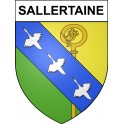 Sallertaine Sticker wappen, gelsenkirchen, augsburg, klebender aufkleber