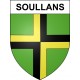 Soullans 85 ville sticker blason écusson autocollant adhésif
