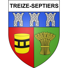 Treize-Septiers Sticker wappen, gelsenkirchen, augsburg, klebender aufkleber