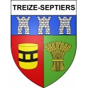 Stickers coat of arms Treize-Septiers adhesive sticker