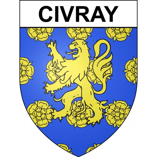 Civray Sticker wappen, gelsenkirchen, augsburg, klebender aufkleber