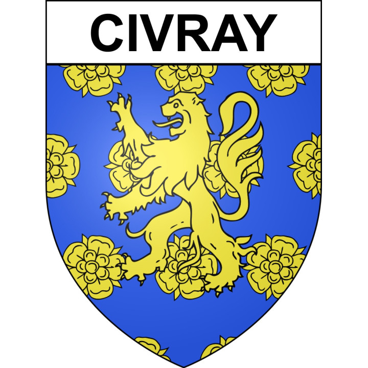 Civray Sticker wappen, gelsenkirchen, augsburg, klebender aufkleber