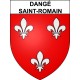 Stickers coat of arms Dangé-Saint-Romain adhesive sticker