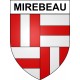 Mirebeau Sticker wappen, gelsenkirchen, augsburg, klebender aufkleber