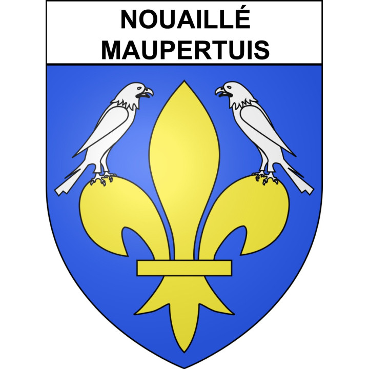 Nouaillé-Maupertuis 86 ville sticker blason écusson autocollant adhésif