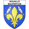 Stickers coat of arms Nouaillé-Maupertuis adhesive sticker