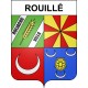 Rouillé 86 ville sticker blason écusson autocollant adhésif