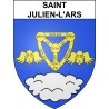 Saint-Julien-l'Ars 86 ville sticker blason écusson autocollant adhésif
