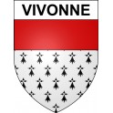 Vivonne 86 ville sticker blason écusson autocollant adhésif