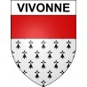 Stickers coat of arms Vivonne adhesive sticker