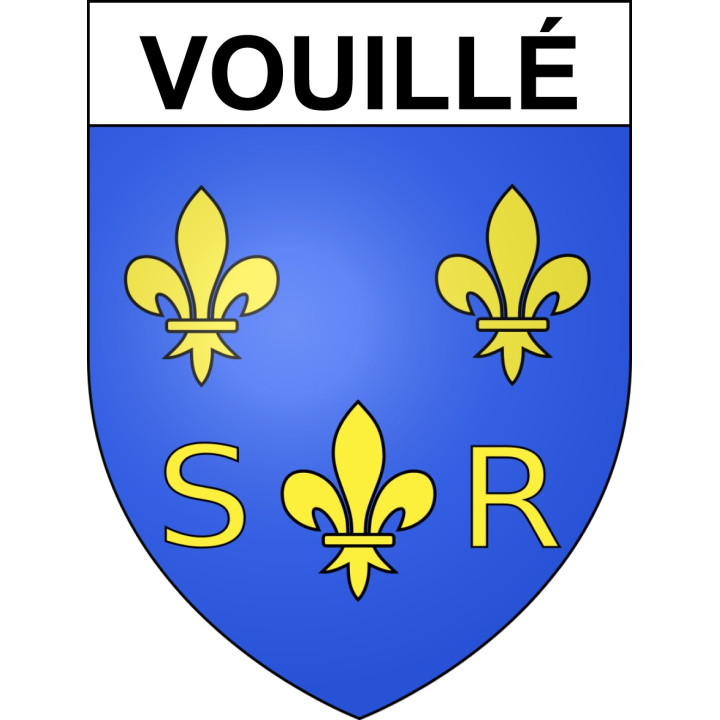Vouillé Sticker wappen, gelsenkirchen, augsburg, klebender aufkleber
