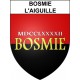 Bosmie-l'Aiguille Sticker wappen, gelsenkirchen, augsburg, klebender aufkleber