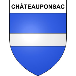 Châteauponsac Sticker wappen, gelsenkirchen, augsburg, klebender aufkleber