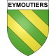 Pegatinas escudo de armas de Eymoutiers adhesivo de la etiqueta engomada