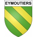 Pegatinas escudo de armas de Eymoutiers adhesivo de la etiqueta engomada