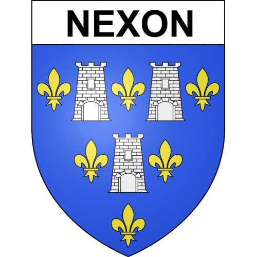 Stickers coat of arms Nexon adhesive sticker