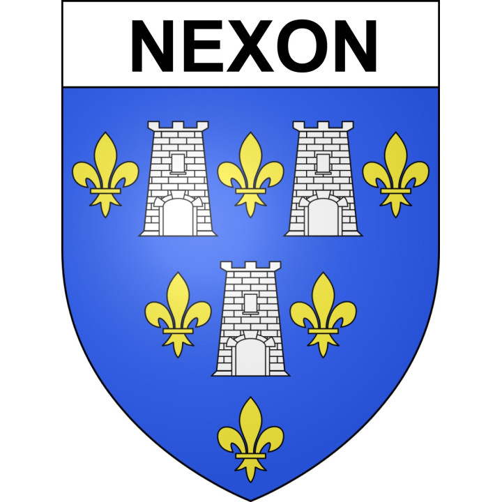 Pegatinas escudo de armas de Nexon adhesivo de la etiqueta engomada