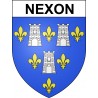 Nexon Sticker wappen, gelsenkirchen, augsburg, klebender aufkleber