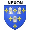 Stickers coat of arms Nexon adhesive sticker