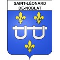 Stickers coat of arms Saint-Léonard-de-Noblat adhesive sticker