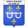 Saint-Léonard-de-Noblat Sticker wappen, gelsenkirchen, augsburg, klebender aufkleber
