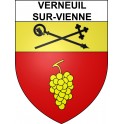 Stickers coat of arms Verneuil-sur-Vienne adhesive sticker